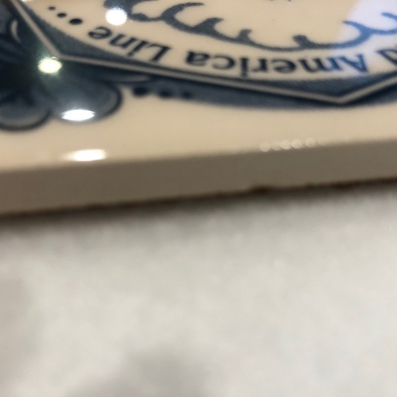 HOLLAND AMERICA LINE MS MAASDAM V CERAMIC TILE COASTERS - SET OF 2 - Picture 6 of 8